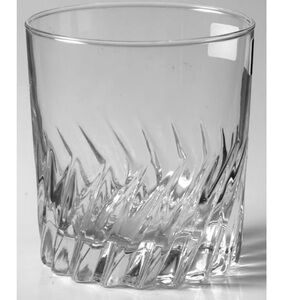 Vintage LUMINARC Flamenco Cut Glass Old Fashioned Low Ball Glass